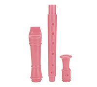 OEBUAFI Clarinet Flute for Kids Breathable ABS Music Course Instrument for Kindergarten with Cleaning Rod, Yellow,12.6x1.2in for Children (Pink)