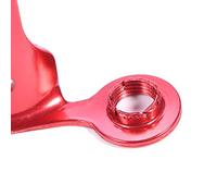 OEBUAFI CO2 Bottle Bracket Portable Inflating Holder for Road Mountain Bikes, Quality Metal Material, Lightweight Design, 2 Cartridges (Red)