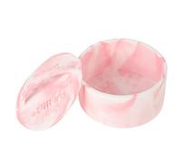 OEBUAFI Coffee Filter Storage Holder, Round Silicone Dispenser with Lid | Moisture-resistant Silicone, Holds 6.1x4.3in Filters, for Coffee Beans or Tea Bags in Kitchen or Cafe