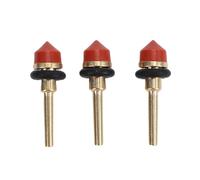 OEBUAFI Coffee Machine Valve Pin, 3Pcs Brass and Silicone Drain Valve