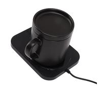 OEBUAFI Coffee Mug Warmer, Electric Beverage Warmer for Desk with Auto Shut Off, 3 Temperature Settings 50℃ 55℃ 60℃, for Ceramic Cup Glass Milk Bottle Stainless Steel Cup (Black)