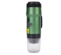 OEBUAFI Compact Coffee Maker 304 Stainless Steel Portable Coffee Machine USB 3 in 1 Travel Maker for Camping Hiking RV, Deluxe Present for Enthusiasts (Green)