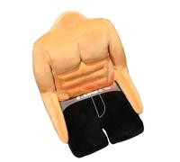 OEBUAFI Cuddle Buddies Pillow, Plush PP Cotton Body Pillows Comfort Support Stress Relief Shaped Arm Pillow for Adults Side Back Sleep (Black one-piece cushion About 58 cm (see detailed picture))