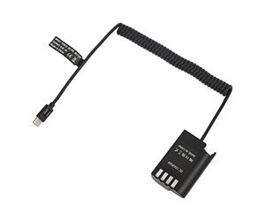 OEBUAFI DMW DCC17 DC Coupler Type C to BLK22 Dummy Battery Power Adapter for S5 DCS5 GH5M2 GH6 Camera, Mystical/Fantasy Retardant Fast Charging 8.4V 2A for Photography Enthusiasts