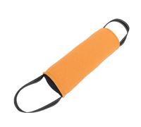 OEBUAFI Dog Bite Tug Toy with Non Slip Hand Strap and Ergonomic Grip for Obedience Training and Chew Play (Orange)
