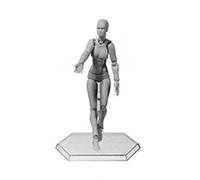OEBUAFI Drawing Figure Model Poseable Action Figure Body PVC Durable Sketch Practice Photography Props (Grey #14)