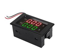 OEBUAFI Dual Display Digital Voltmeter Ammeter 600V 100A with Fast Refresh and Anti Interference for Accurate Voltage and Current Measurement Home and Industrial Use Durable ABS