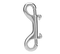 OEBUAFI Durable 316 Stainless Steel Double Ended Clamp/Holder, Arrow Storage Case for Marine Rigging, Chains, 1pc (90mm)