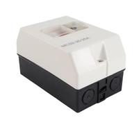 OEBUAFI Durable Motor Circuit Breaker Protection Switch for Electric Motors /380V IP55 ABS 1 Unit