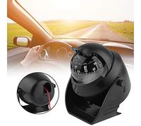 OEBUAFI Durable Portable Self Adhesive Compass Ball for Marine Boat Truck Car, High Reliability Mini Compass with Magnifier Pointer, for Cars Trucks Boats Black 4.0 X 3.7 X 5.4inch