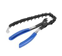 OEBUAFI Durable Tube Cutting Chain for Exhaust and Tail Pipe with 15 Blades Cuts Pipe in 1/4 Circles - Ideal for Auto Repair Shops - Carbon Steel Build