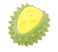 OEBUAFI Durian Dog Toy Ball, Squeaky Interactive Chew Toy with TPR Material for Medium Large Dogs, Promotes Health and Reduces Anxiety (Green)
