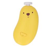 OEBUAFI Electric Baby Nail File with Pinch Proof Design Multiple Speed Settings Rechargeable Low Noise, Compact for Newborn Infant Toddler Nail Care (Yellow)