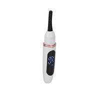 OEBUAFI Electric Heated Eyelash Curler with Precise Temperature Control and Compact Design for Travel and Daily Use 280mAh Lithium Battery (White)