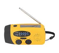 OEBUAFI Emergency Solar Crank Radio LED Flashlight with 1200mAh Power Bank USB Charging FM/AM/WB NOAA Weather Alert for Camping Outdoor Survival (European Version)