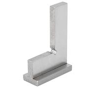OEBUAFI Engineer Grade Stainless Steel Right Angle Ruler Precise Parts Marking Square with Grooves, 2" X 1.6", for Detecting Angles and Marking on Parts
