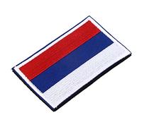 OEBUAFI European Flag Patch European Countries Flag Badge Embroidered Hook and Loop Patch 3.2x2.0in with Hook Back for Hats Bags Jackets Backpacks Cosplay Collection (Russia)