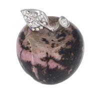 OEBUAFI Figurine Paperweight, Handcrafted Stone Statue Ornament Decorative Sculpture for Desktop Home Office Wedding Gift (Red Striped)