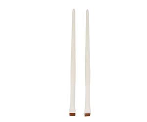 OEBUAFI Fine Angled Eyeliner Brushes Aluminum Tube Flat Definer Brush Thin Slanted for Defined Look, 2pcs - Suitable for Creating Various Eyeliner Looks with Ease