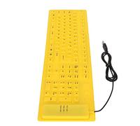 OEBUAFI Foldable Silicone Keyboard Mute Function Easy to Carry 108 Keys