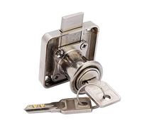 OEBUAFI Furniture Lock, Heavy Duty Zinc Alloy Security Lock with Mounting Screws for Keeping Items Safe in Household Kitchen Office Garage (138-22)