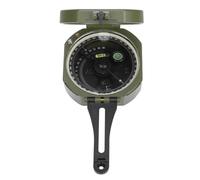 OEBUAFI Geological Compass High Accuracy Waterproof Fluorescent Outdoor Compass for Geological Survey, Outdoor Adventure - Aluminum Alloy, Green, 3.3 X 2.8 X 1.4in