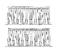 OEBUAFI Gutter Hangers, Heavy Duty Aluminum Gutter Brackets with Pre Inserted Screw, for Fixing Sagging Rain Gutters and Reinforcing Existing Ones