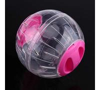 OEBUAFI Hamster Ball Transparent 12cm Lightweight Durable Exercise Toy for Small Pets Great for Playtime (Pink)