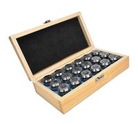 OEBUAFI High Hardness 18Pcs ER32 Spring Collet Set for CNC Engraving Machine with Storage Box - Best Choice for Drilling and Tapping Operations - Suitable for CNC Equipment