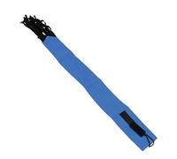 OEBUAFI Horse Tail Bag Horsetail Guard Non Woven Fabric with Fringe Design and Hook Loop Fastener for Tail Protection Clean and Fly Control 27.6 X 3 Inch (Blue)
