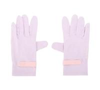 OEBUAFI Ice Silk Gloves for Women, UPF50+ Breathable Touchscreen Summer Gloves with Removable Fingertips, for Driving Cycling Running Outdoor Activities (Purple)