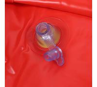 OEBUAFI Inflatable Pool Lounge Chair for Adults with Soft PVC Fabric Ergonomic Design 150 X 75 Cm Foldable Floating Raft for Ocean Lake River Pool Party Gifts Swimming Floats (Red)