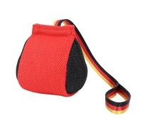 OEBUAFI Interactive Bite Training Ball Rope Tug Toy for Dogs Reduce Anxiety Ideal Indoor Outdoor Play with Cotton Fiber Material Excellent Durability and Reliability to Pets (Red and Black)