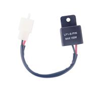 OEBUAFI LED Turn Signal Flasher Relay, Plug Play Blinkrelais with Solid State Design for Motorcycles