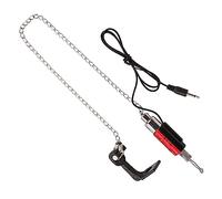 OEBUAFI Light Fishing Alert with Super Sensitive Chain Bite Indicators Durable Stainless Steel Plastic (Red)