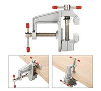 OEBUAFI Lightweight Aluminum Mini Vise Small Bench Vice for Model Makers and Garage Repairs 1.38in Jaw Opening