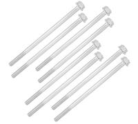 OEBUAFI M6 X 120mm Hex Extended Screw, Iron Hex Head Long Bolt for | Thread Diameter 6mm, Screw Length 120mm, Durable Iron Material, Suitable for Generator Replacement and Household Decoration