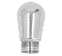 OEBUAFI Machine Steam Nozzle,Stainless Steel Construction 1mm Aperture 83mm Screw Diameter 15g Weight Machine Steam Wand Tip Milk Frothing Attachment Replacement Part