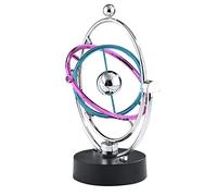 OEBUAFI Magnetic Perpetual Motion Ornament, Kinetic Desk Art with Colorful Rotating Ring, for Home Office Decor Gift