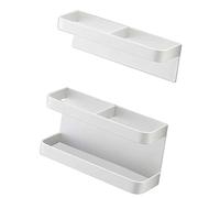 OEBUAFI Magnetic Umbrella Stand, Height Adjustable Wall Mounted Umbrella Holder Rack with Carbon Steel Plate, for Hotel Hallway Entrance Home Door (Elegant White)