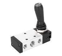 OEBUAFI Manual Valve Improved Aluminum Alloy Mechanical Valve Built to Strict Quality Control Standards for Durability for Practical Applications (1 X) (1/4'')