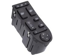 OEBUAFI Master Power Window Switch Front Left Driver Side Replacement for | Electric Window Lifter Regulator with 36 Pin Connector, Black Plastic Housing, OEM Standard Durable Construction,