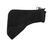 OEBUAFI Mesh Club Head Cover L Shaped Design with Zipper for Easy Use - for Golfers 1 Count (Black)