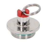 OEBUAFI Mini Beer Keg Cap Stainless Steel Pressure Relief Home Brewing | Compact Draft Growler Lid, High Temperature Resistant Polished Finish, Fits Craft Beer Homemade Beverage Kegs, 100g