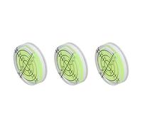 OEBUAFI Mini Bullseye Bubble Level, 32mm High Precision Round Level with Yellow Liquid and Black Lines, for Tripods Cameras Furniture Placement