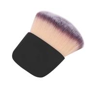 OEBUAFI Mini Multifunctional Makeup Brush High Elasticity Easy to Use for Cream Makeup, Suitable As a Family and Friends, Silver (Black)