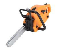 OEBUAFI Miniature Chainsaw Model, Tiny Chainsaw Mower Miniature Dollhouse Lawnmower Realistic Mini Garden Tool for Dollhouse Ornament (Orange)