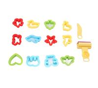 OEBUAFI Modeling Clay Molds, ABS Plastic Material Bright Colors Non Lightweight, with Animal Shape Cutters for Children Home School