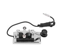 OEBUAFI Morse Code CW Telegraph Heavy Key Durable Design for Short Wave Radio Communication Teaching Aids HY-K4 Stainless Steel