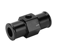 OEBUAFI Motorcycle Water Temperature Adapter Aluminum Alloy CNC Anodized Water Temp Sensor Connector Gauge Fitting with 2 Adjustable Clamps for Installation (B(24mm）)